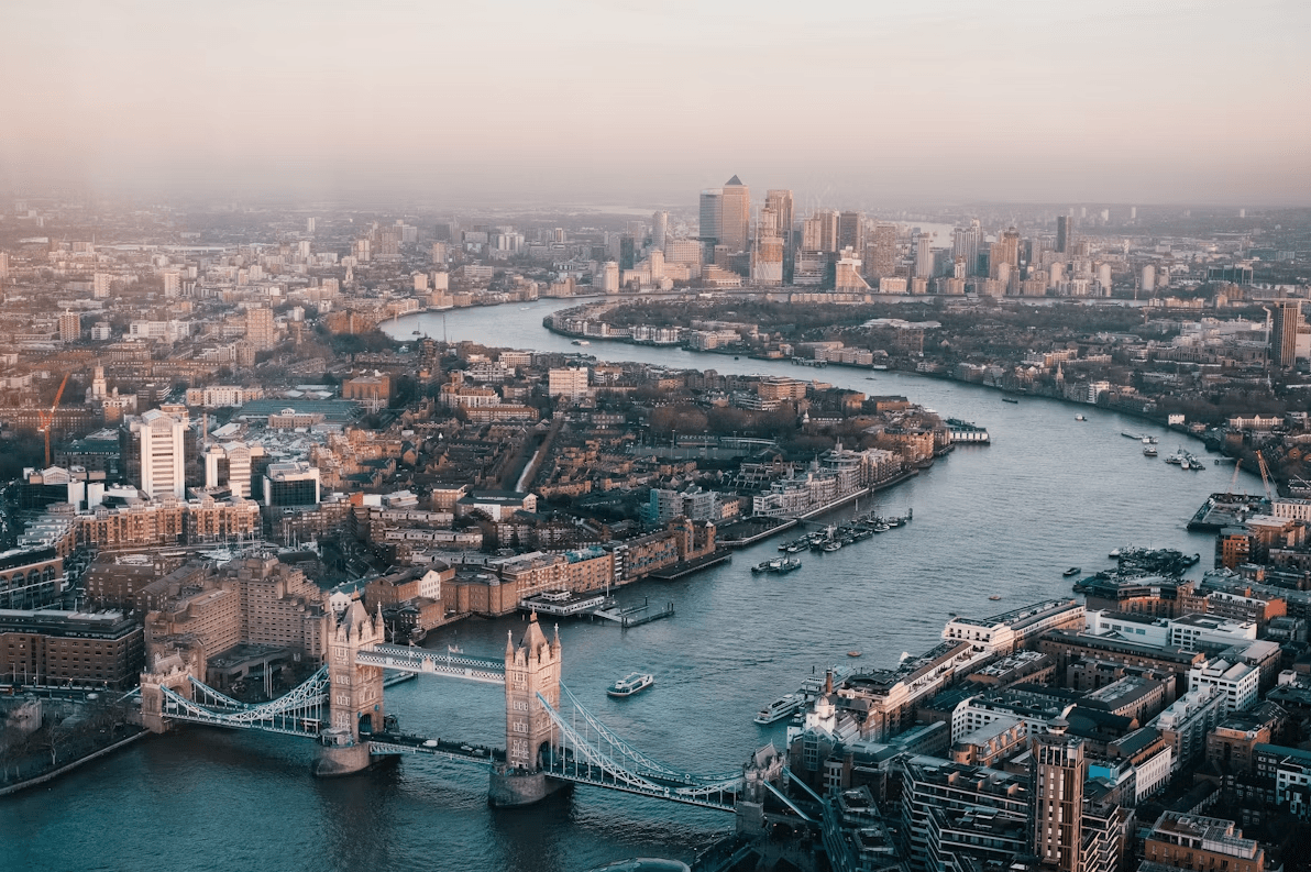 London and Dhaka bilateral bridge